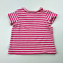 Load image into Gallery viewer, Girls Target, striped stretchy tee / top, GUC, size 0000,  
