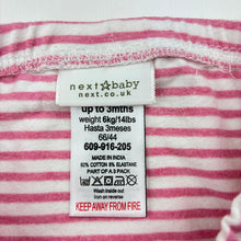 Load image into Gallery viewer, Girls Next, striped stretchy leggings / bottoms, FUC, size 000,  