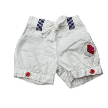 Load image into Gallery viewer, Girls Baby Baby, lightweight cotton shorts, elasticated, GUC, size 0000,  