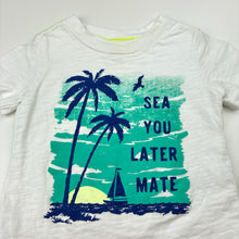 Load image into Gallery viewer, Boys Carters, cotton romper, light discolouration at neck, FUC, size 12 months,  