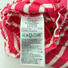Load image into Gallery viewer, Girls GAP, striped cotton shorts, elasticated, FUC, size 00,  