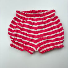 Load image into Gallery viewer, Girls GAP, striped cotton shorts, elasticated, FUC, size 00,  