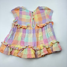 Load image into Gallery viewer, Girls KID, crinkle cotton short sleeve top, light marks, FUC, size 1,  