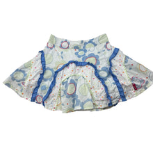 Load image into Gallery viewer, Girls Mammas &amp; Pappas, lined lightweight floral cotton skirt, elasticated, FUC, size 00,  