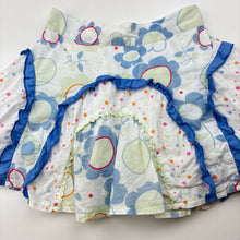 Load image into Gallery viewer, Girls Mammas &amp; Pappas, lined lightweight floral cotton skirt, elasticated, FUC, size 00,  