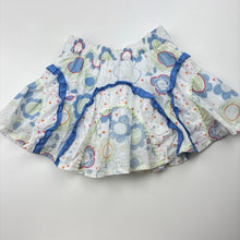 Load image into Gallery viewer, Girls Mammas &amp; Pappas, lined lightweight floral cotton skirt, elasticated, FUC, size 00,  