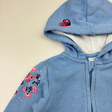 Load image into Gallery viewer, Girls Target, fleece lined zip hoodie sweater, FUC, size 00,  