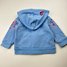 Load image into Gallery viewer, Girls Target, fleece lined zip hoodie sweater, FUC, size 00,  