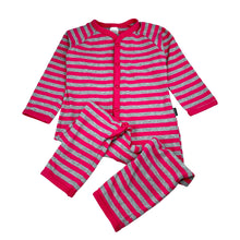 Load image into Gallery viewer, Girls Bonds, striped stretchy romper, EUC, size 1,  