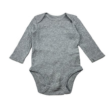 Load image into Gallery viewer, Girls Carters, grey marle cotton bodysuit / romper, GUC, size 3 months,  