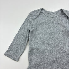 Load image into Gallery viewer, Girls Carters, grey marle cotton bodysuit / romper, GUC, size 3 months,  