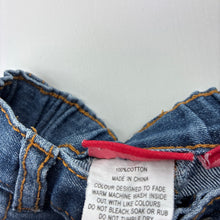 Load image into Gallery viewer, Unisex Sprout, lightweight denim pants, adjustable, FUC, size 00,  