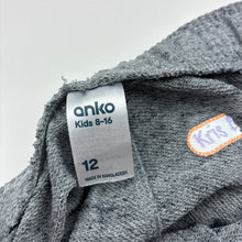 Load image into Gallery viewer, Boys Anko, grey marle casual shorts, elasticated, FUC, size 12,  