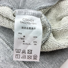 Load image into Gallery viewer, Unisex Champion, Authentic grey marle cotton sweater / jumper, armpit to armpit: 45cm, shoulder to cuff: 49cm, GUC, size 9-10,  