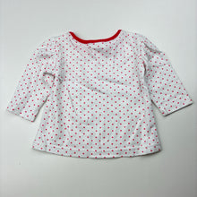 Load image into Gallery viewer, Girls Tiny Little Wonders, cotton long sleeve t-shirt / top, EUC, size 000,  