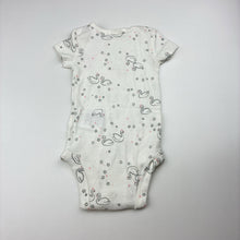 Load image into Gallery viewer, Girls Carter's, cute cotton bodysuit / romper, swans, EUC, size 0000,  