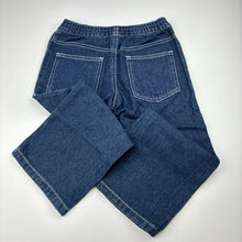 Load image into Gallery viewer, Boys H&amp;T, dark denim pants, elasticated, Inside leg: 38cm, EUC, size 3,  
