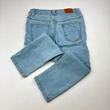 Load image into Gallery viewer, Girls Cotton On, blue stretch denim jeans, adjustable, Inside leg: 34.5cm, GUC, size 3,  