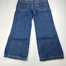 Load image into Gallery viewer, Unisex Gymboree, dark denim jeans, adjustable, Inside leg: 42cm, GUC, size 4,  