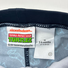 Load image into Gallery viewer, Boys Nickelodeon, TMNT swim shorts, elasticated, EUC, size 00,  