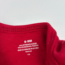 Load image into Gallery viewer, Boys red, bodysuit / romper, GUC, size 0,  