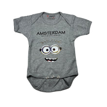Load image into Gallery viewer, Boys VRITTI, soft cotton bodysuit / romper, Amsterdam, GUC, size 00,  