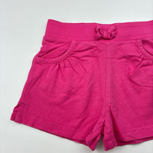 Load image into Gallery viewer, Girls Tiny Little Wonders, pink soft cotton shorts,elasticated, EUC, size 0,  
