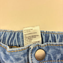 Load image into Gallery viewer, Girls Tiny Little Wonders, knit denim pants, elasticated, FUC, size 0,  