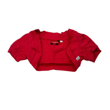 Load image into Gallery viewer, Girls Ladybird, red cotton shrug cardigan, EUC, size 0,  