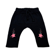 Load image into Gallery viewer, Girls Target, black fleece lined track / sweat pants, EUC, size 00,  