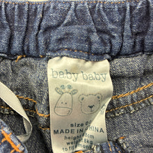 Load image into Gallery viewer, Boys Baby Baby, lightweight denim shorts,elasticated, GUC, size 00,  