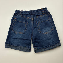 Load image into Gallery viewer, Boys Baby Baby, lightweight denim shorts,elasticated, GUC, size 00,  