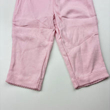 Load image into Gallery viewer, Girls Carter's, pink cotton leggings / bottoms, GUC, size 3 months,  