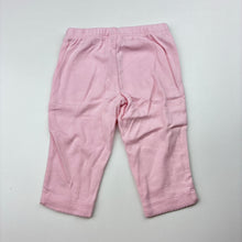 Load image into Gallery viewer, Girls Carter's, pink cotton leggings / bottoms, GUC, size 3 months,  