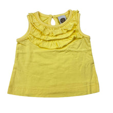 Load image into Gallery viewer, Girls Tiny Little Wonders, yellow cotton top, EUC, size 000,  