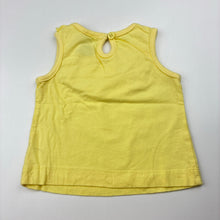 Load image into Gallery viewer, Girls Tiny Little Wonders, yellow cotton top, EUC, size 000,  