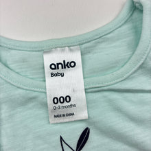 Load image into Gallery viewer, Girls Anko Baby, blue cotton top,berries, EUC, size 000,  