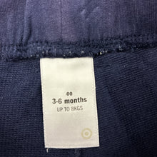 Load image into Gallery viewer, Girls Target, navy soft cotton shorts,elasticated, GUC, size 00,  