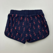 Load image into Gallery viewer, Girls Target, navy soft cotton shorts,elasticated, GUC, size 00,  