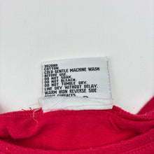 Load image into Gallery viewer, Girls Mango, red &amp; pink cotton long sleeve top, FUC, size 0,  