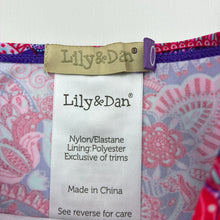 Load image into Gallery viewer, Girls Lily &amp; Dan, colourful swim bottoms, EUC, size 0,  