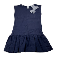 Load image into Gallery viewer, Girls Target, navy stretchy casual dress, GUC, size 3, L: 45cm