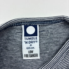Load image into Gallery viewer, Boys Tumble 'n Dry, soft stretchy bodysuit / romper, EUC, size 0,  