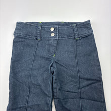 Load image into Gallery viewer, Girls Junior Zone, cropped lightweight denim pants, Inside leg: 34.5cm, W: 30cm across, GUC, size 7,  