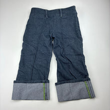 Load image into Gallery viewer, Girls Junior Zone, cropped lightweight denim pants, Inside leg: 34.5cm, W: 30cm across, GUC, size 7,  