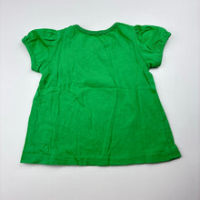 Load image into Gallery viewer, Girls Cotton On Baby, green cotton t-shirt / top,owl, GUC, size 00,  