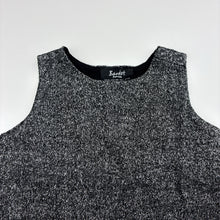 Load image into Gallery viewer, Girls Bardot Junior, dual layer black / metallic silver top, EUC, size 1,  