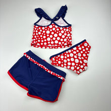 Load image into Gallery viewer, Girls Target, 3 piece swim set, EUC, size 1,  