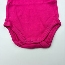 Load image into Gallery viewer, Girls Baby Berry, pink cotton singletsuit / romper, GUC, size 0000,  