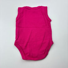 Load image into Gallery viewer, Girls Baby Berry, pink cotton singletsuit / romper, GUC, size 0000,  
